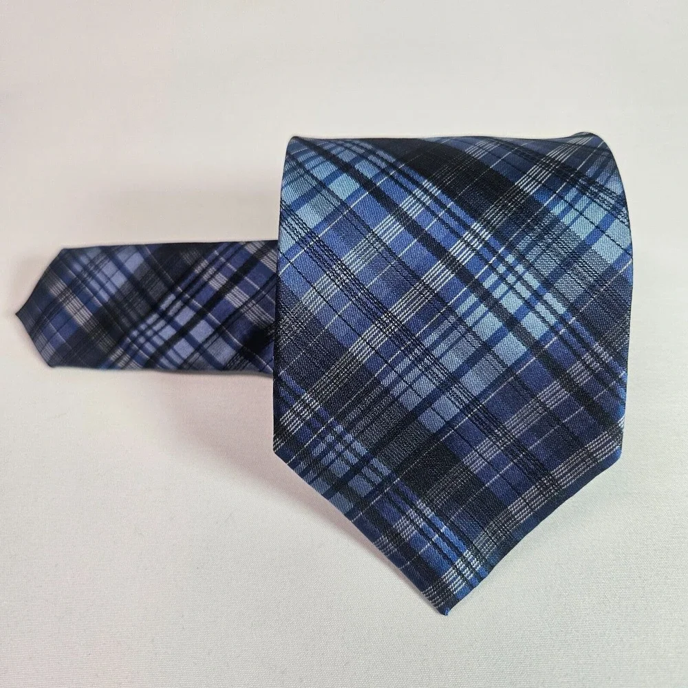 Burma Bibas Tie Mens Geometric Blue 3